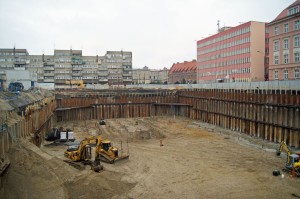 Podziemny parking we Wrocławiu