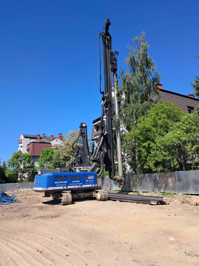 Wbijanie ścianki szczelnej - Warszawa