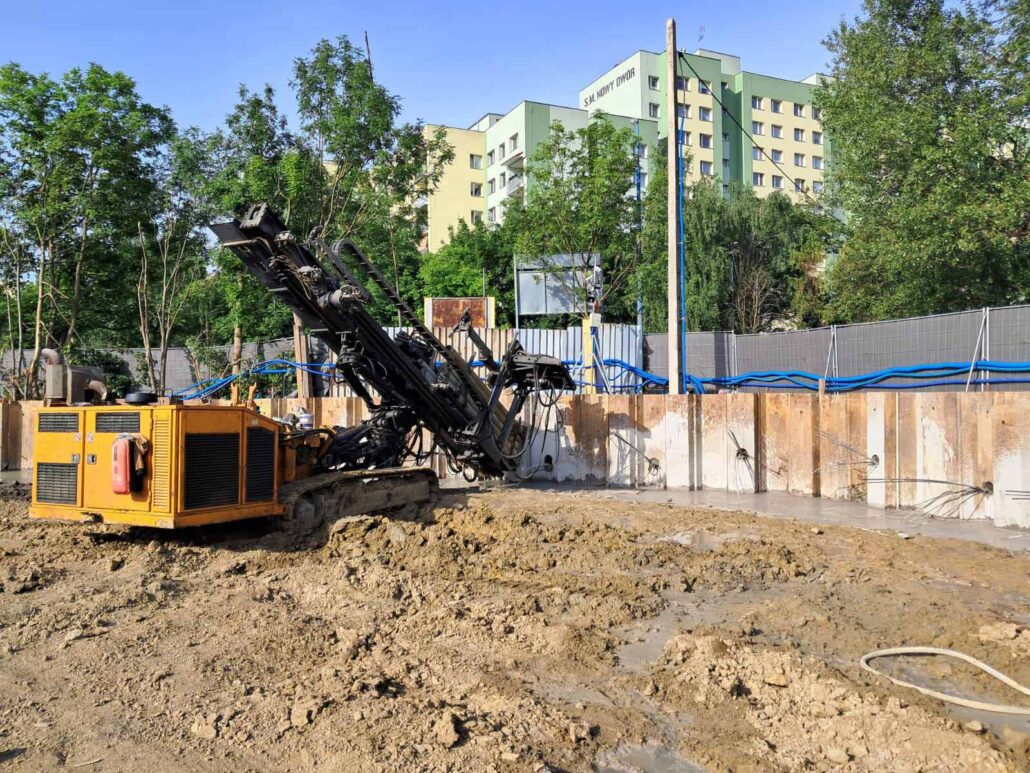 Wykonanie ścianki szczelnej we Wrocławiu.