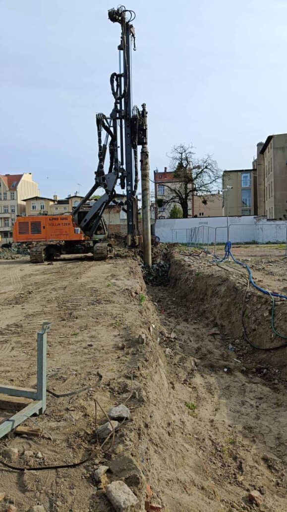 Wciskanie statyczne grodzic - Bydgoszcz