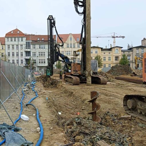 Wciskanie statyczne grodzic - Bydgoszcz