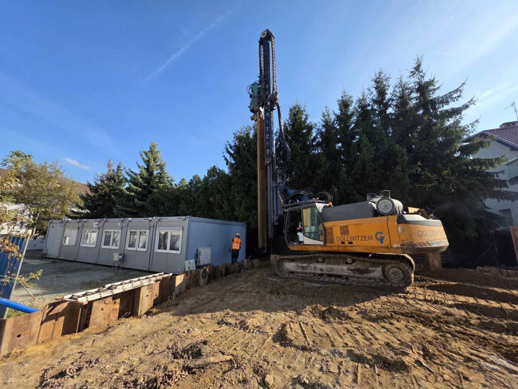 Ścianka szczelna i palisada we Wrocławiu