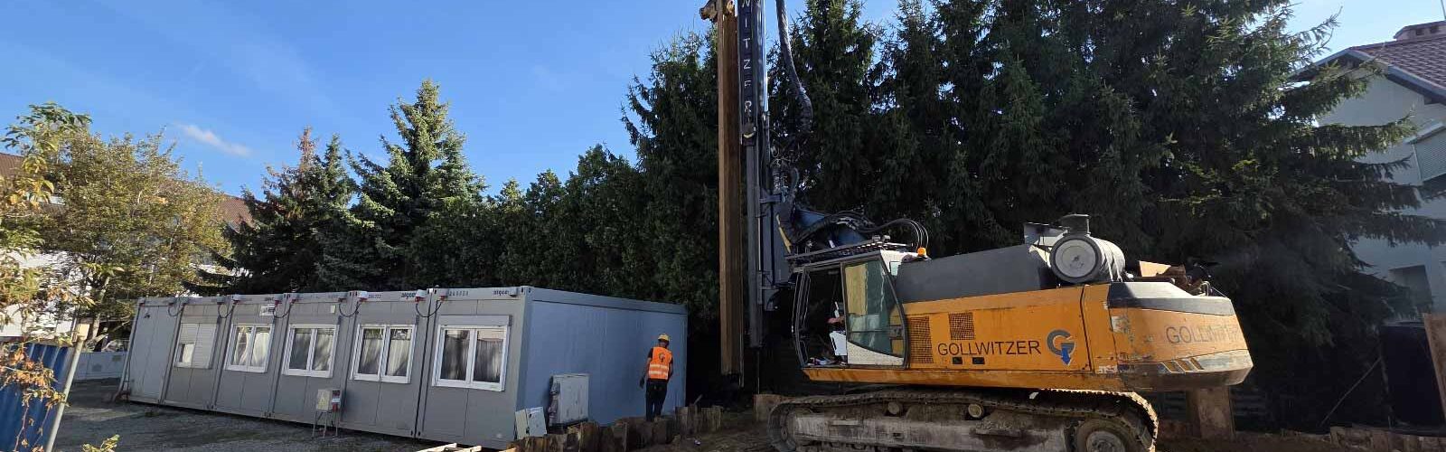 Ścianka szczelna i palisada we Wrocławiu