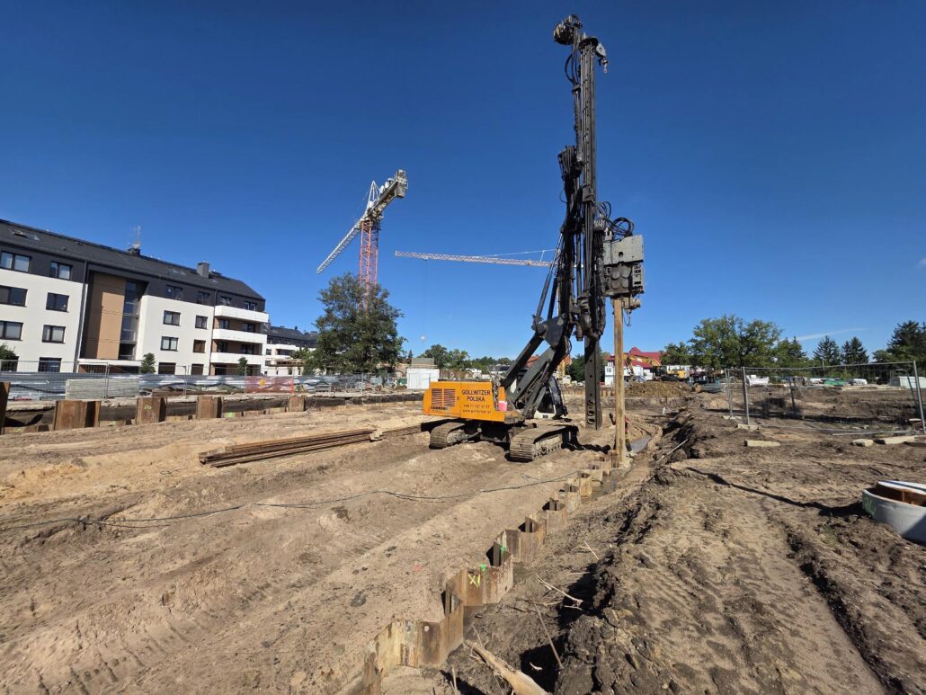 Ścianki szczelne realizacja Wrocław