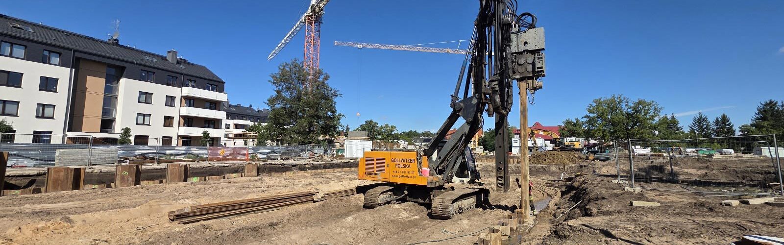 Ścianki szczelne realizacja Wrocław