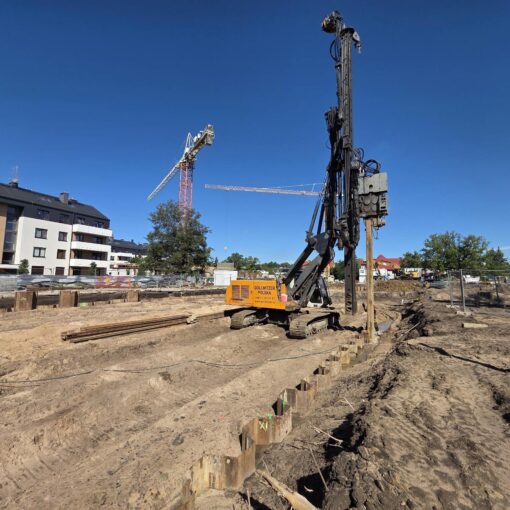Ścianki szczelne realizacja Wrocław