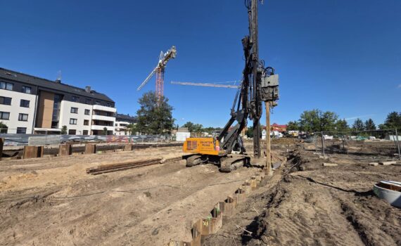 Ścianki szczelne realizacja Wrocław