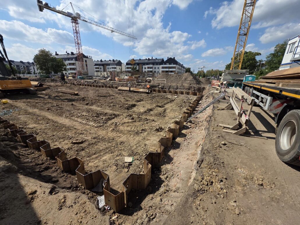 Ścianki szczelne realizacja Wrocław