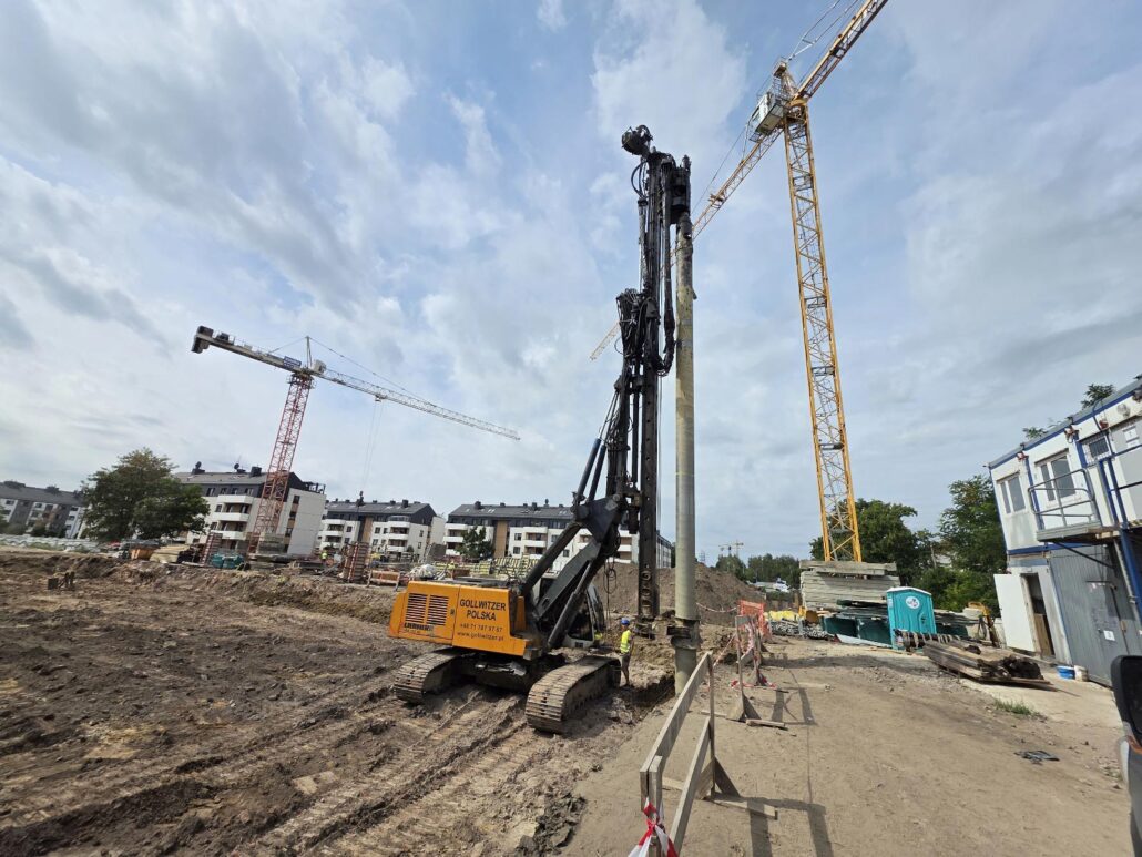 Ścianki szczelne realizacja Wrocław