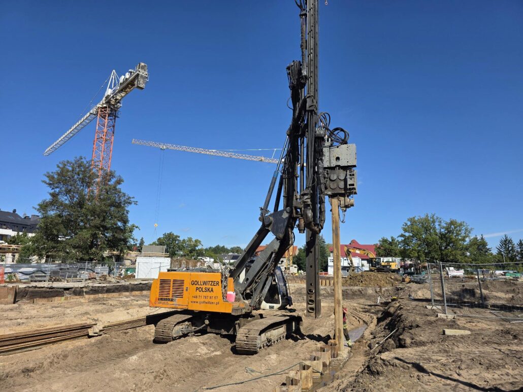 Ścianki szczelne realizacja Wrocław