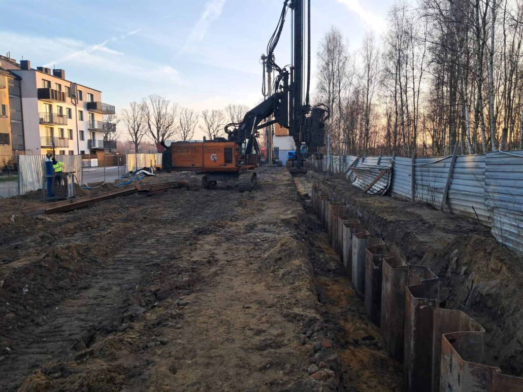 Obudowa wykopu Wrocław