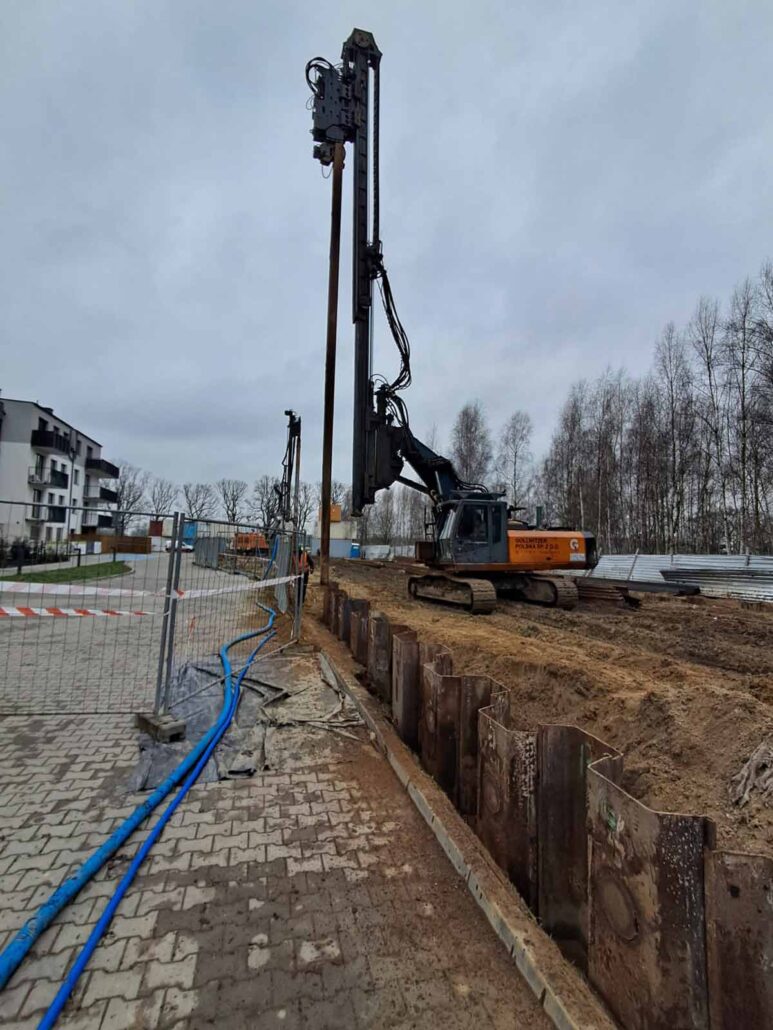 Obudowa wykopu Wrocław