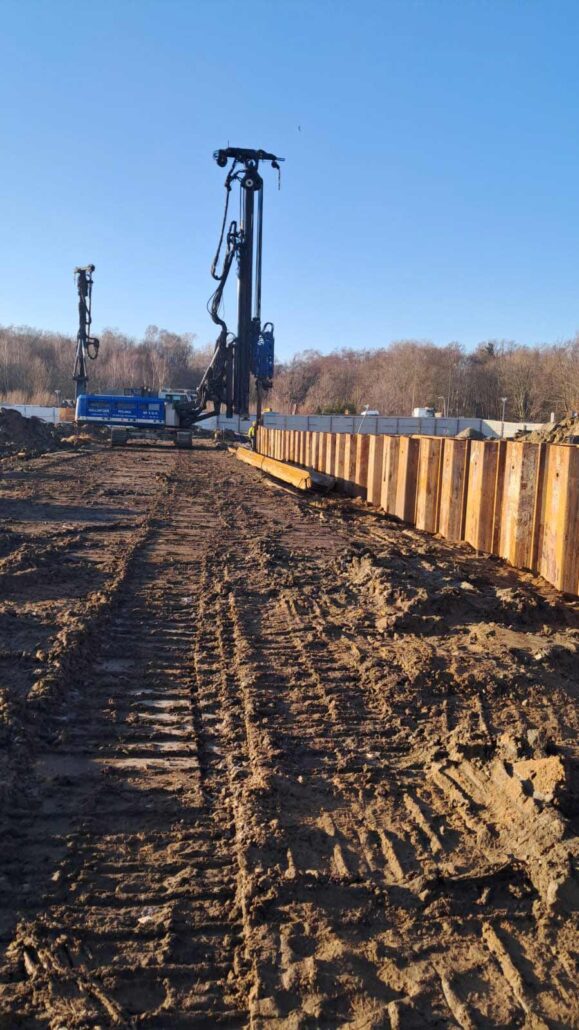 Grodzice stalowe zabezpieczenie wykopu Kołobrzeg