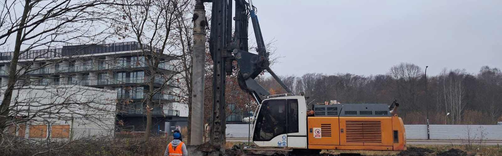 Grodzice stalowe zabezpieczenie wykopu Kołobrzeg