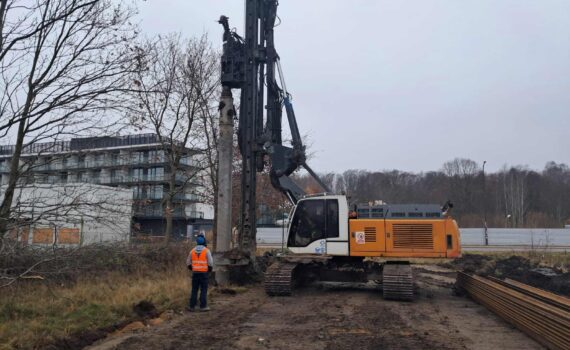 Grodzice stalowe zabezpieczenie wykopu Kołobrzeg